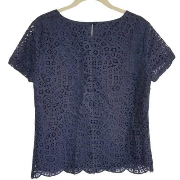 J. Crew Factory Short Sleeve Lace Top Size 4 - Picture 11 of 11